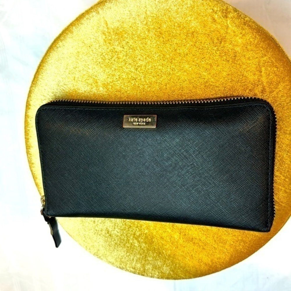 Kate Spade Large Continental Wallet‎ Black